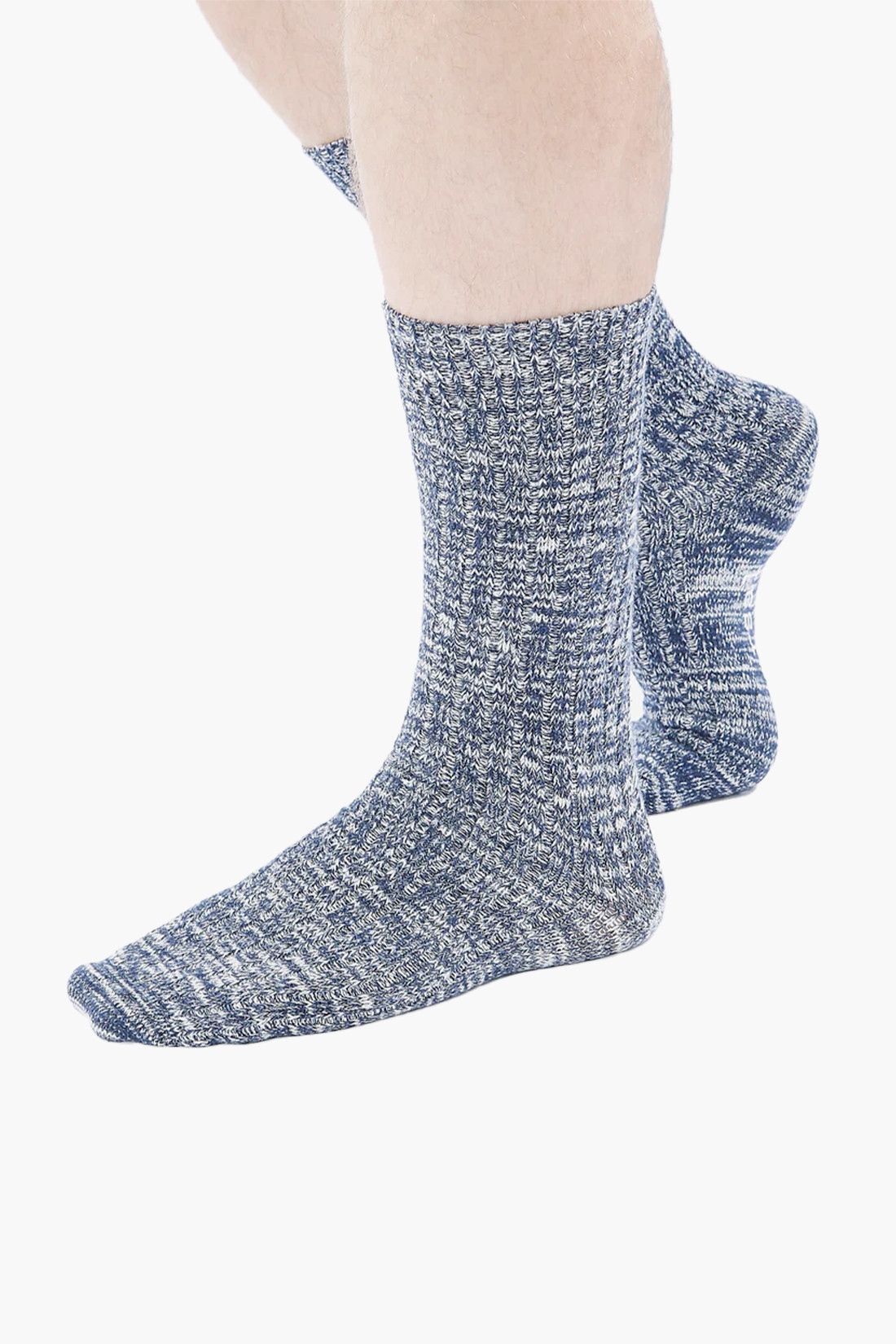 Slub sock knit Navy