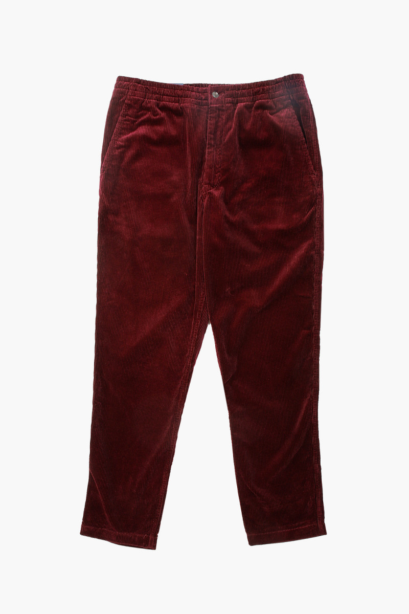 Classic fit prepster pant cord Red ruby