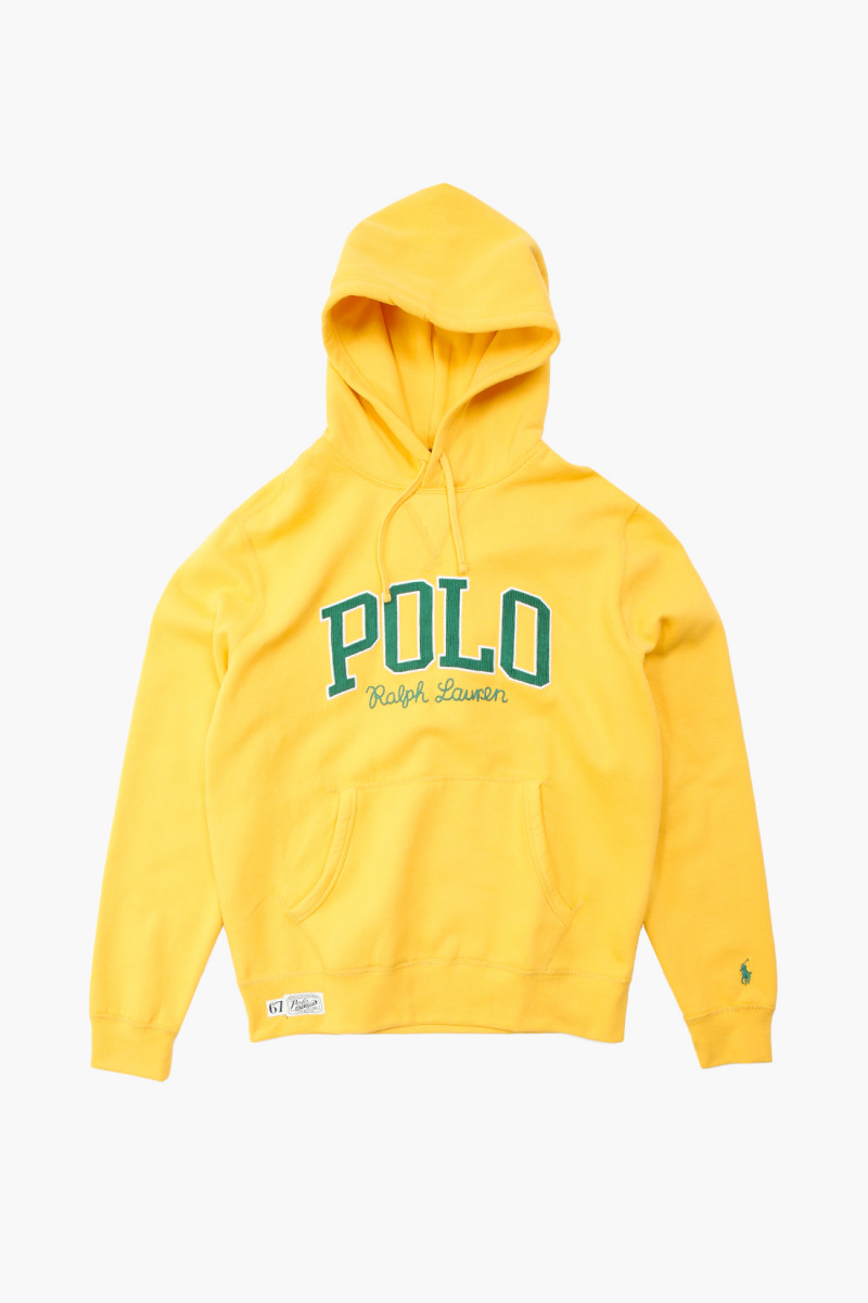 Polo college fleece hoodie Gold