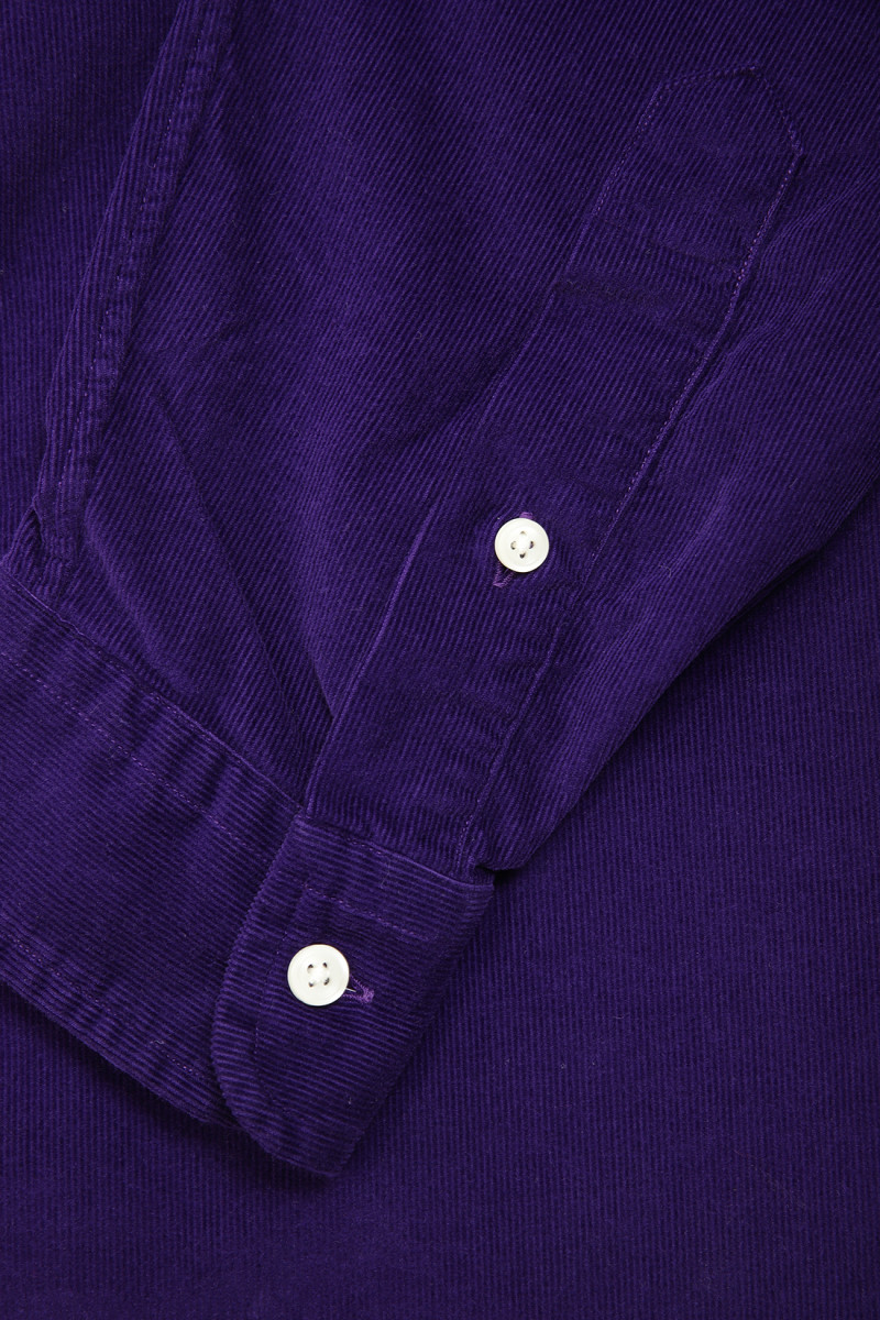 Custom fit cord shirt College purple