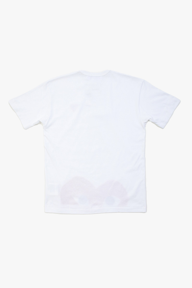 Play t-shirt red heart low White