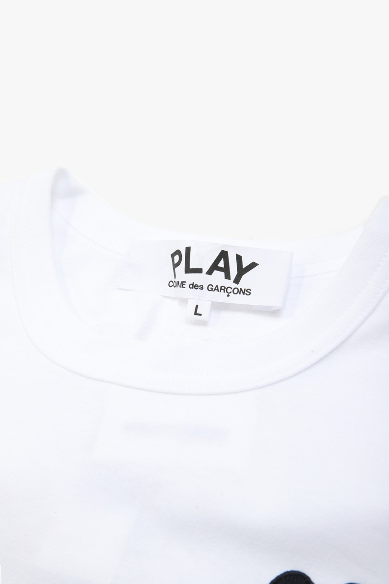 Black play ls t-shirt White