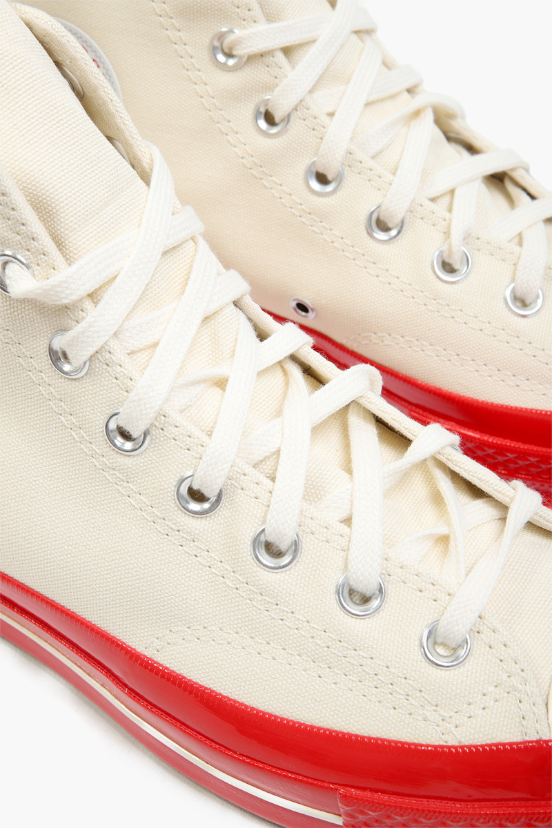 Converse red sole high top White