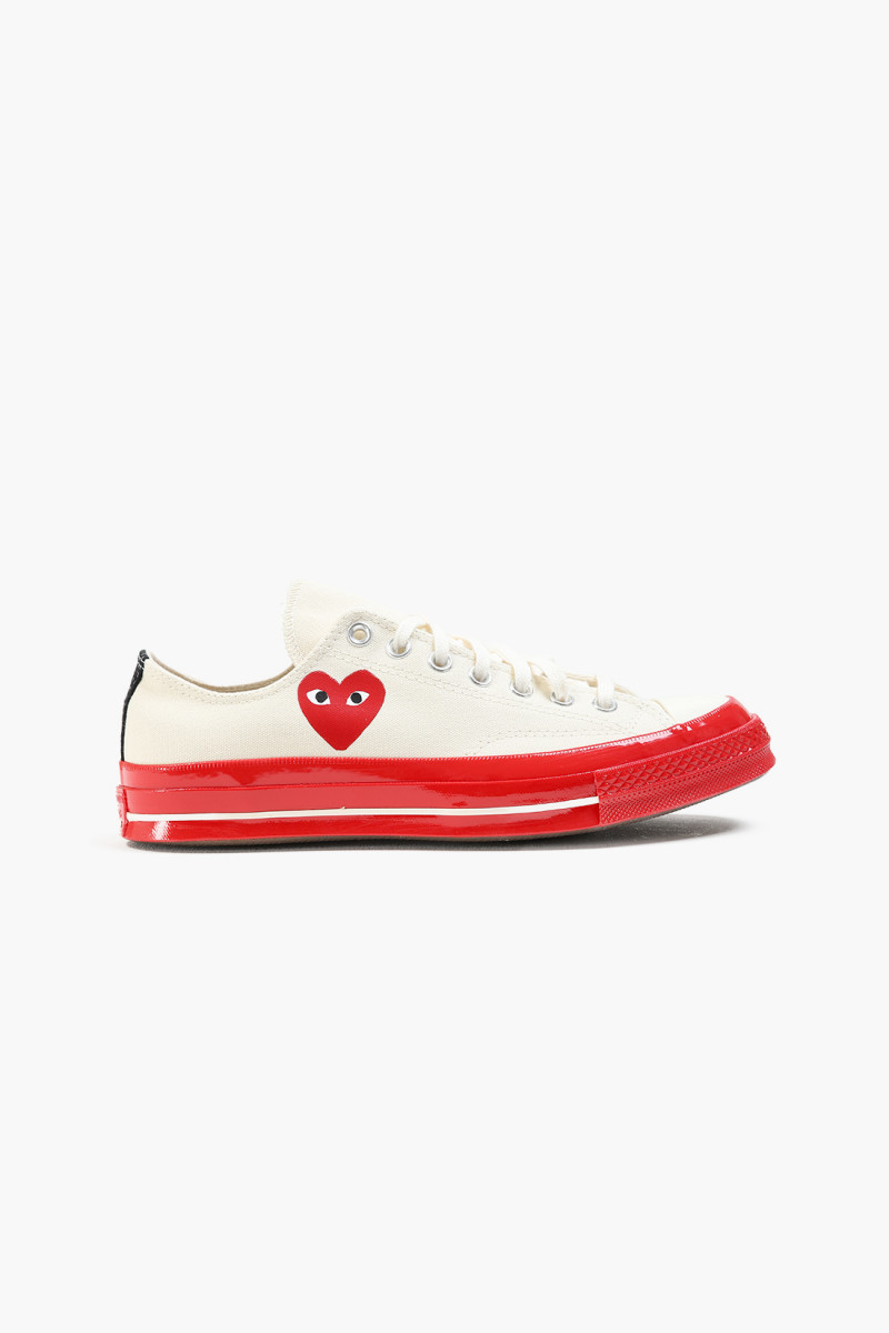 Converse red sole low top...