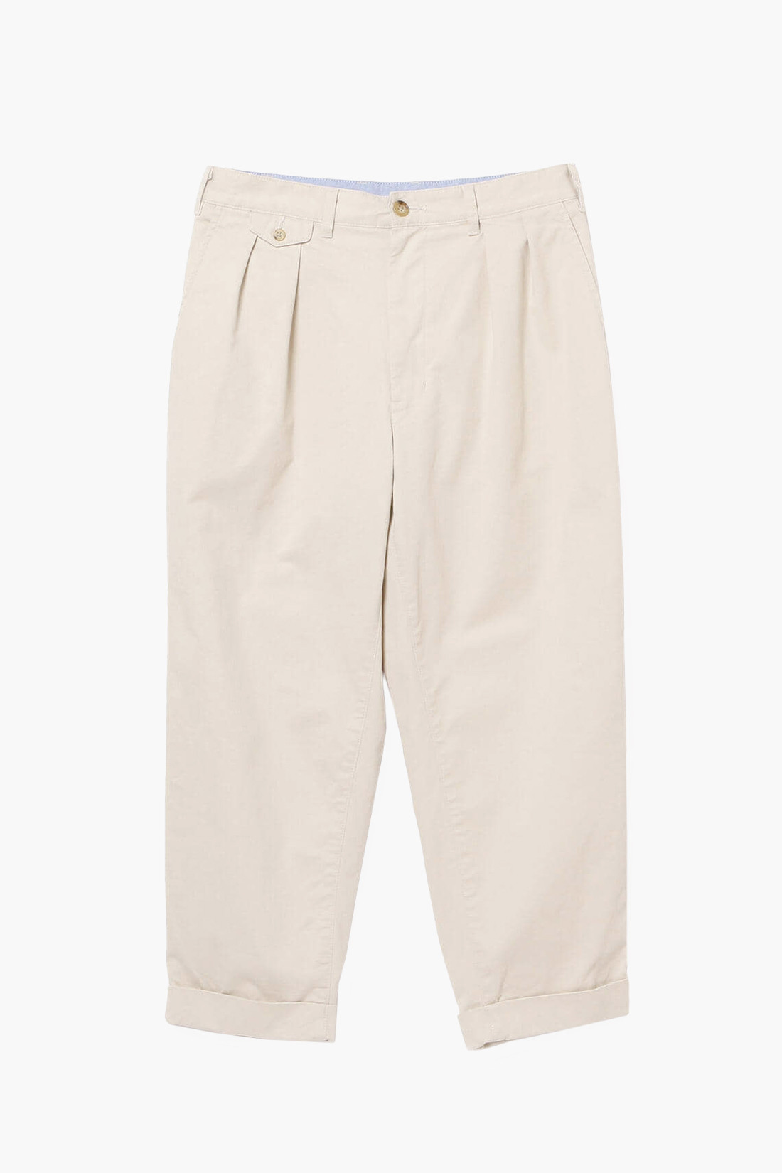 Beams Plus - 2 Pleats Trousers in Sand – stoy