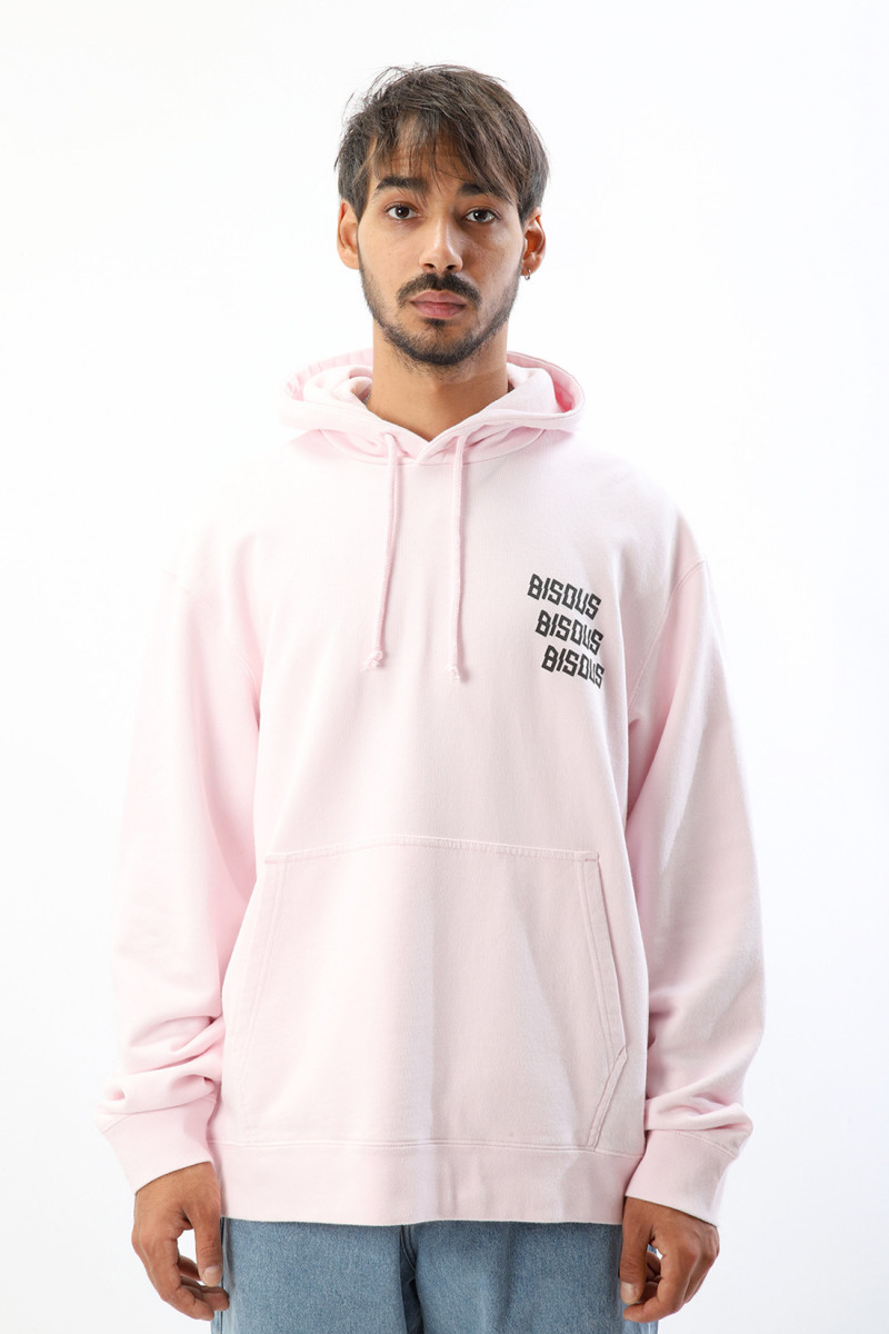 Bisous skateboards Hoodie bisous x3 puff Light pink - GRADUATE ...