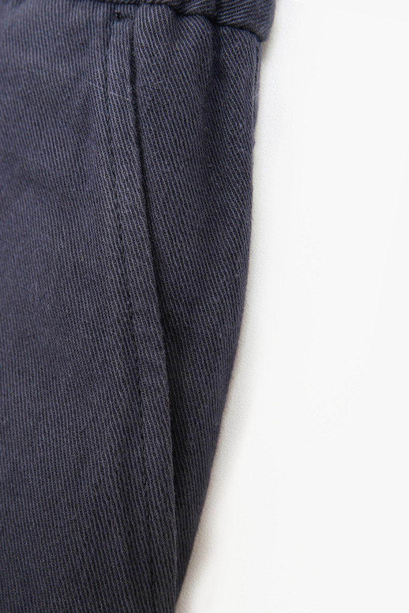 Pleated track pant iron lincot Navy