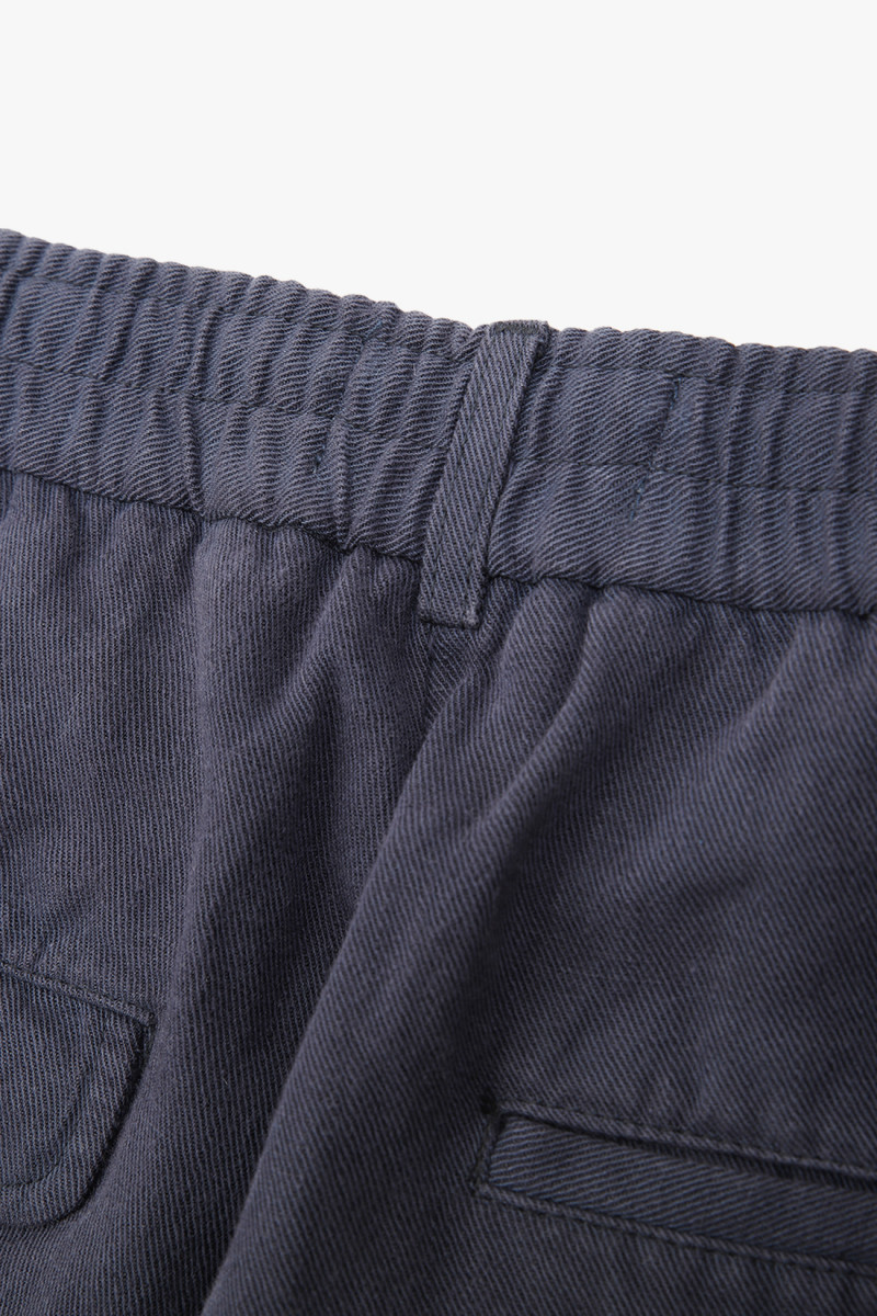 Pleated track pant iron lincot Navy