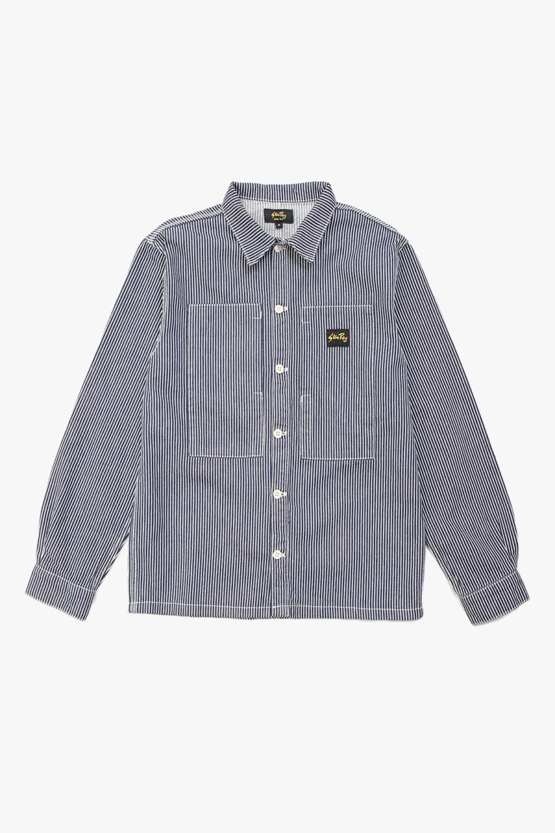 Stan ray Prison shirt hickory One wash - GRADUATE STORE