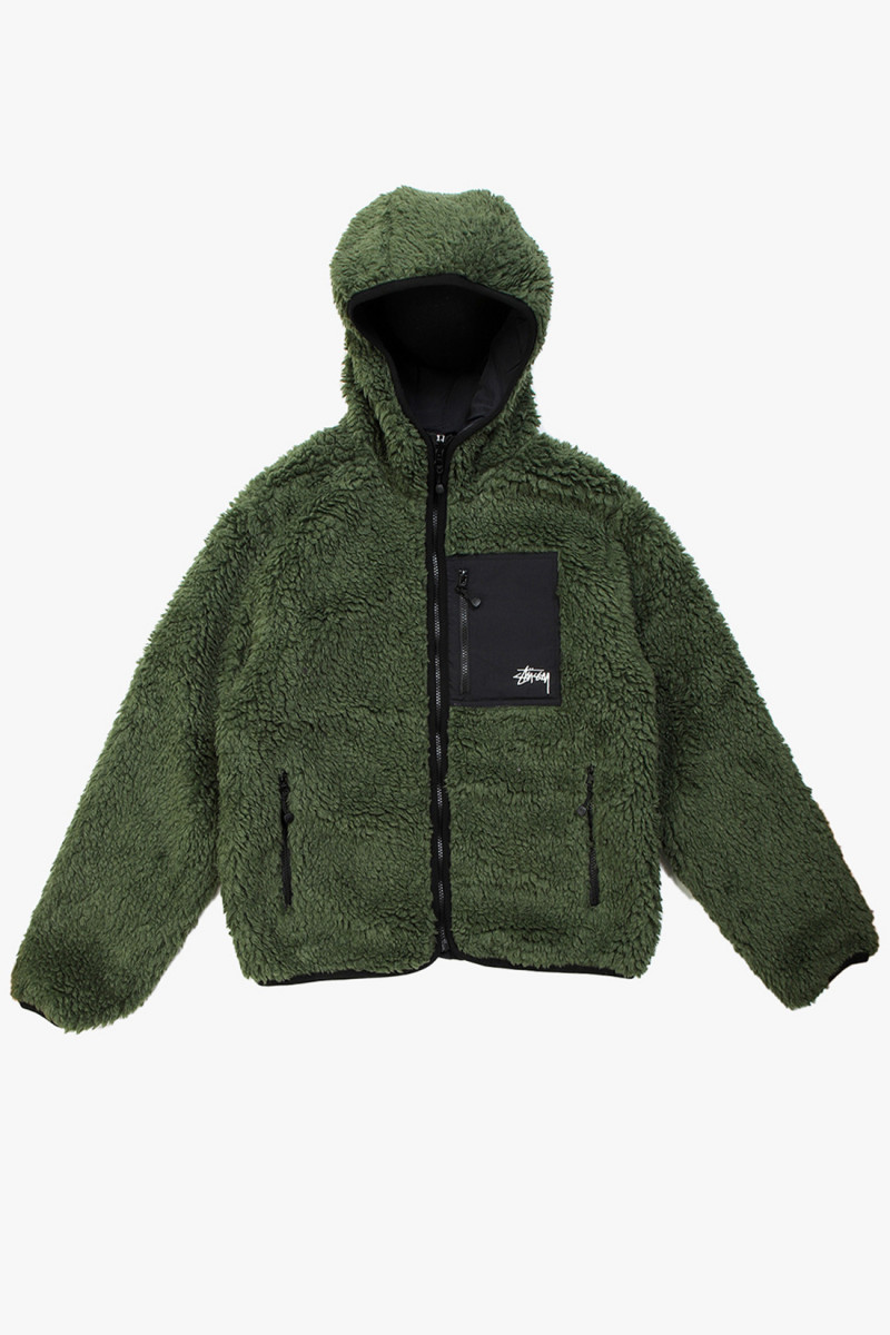 Sherpa jacket Olive