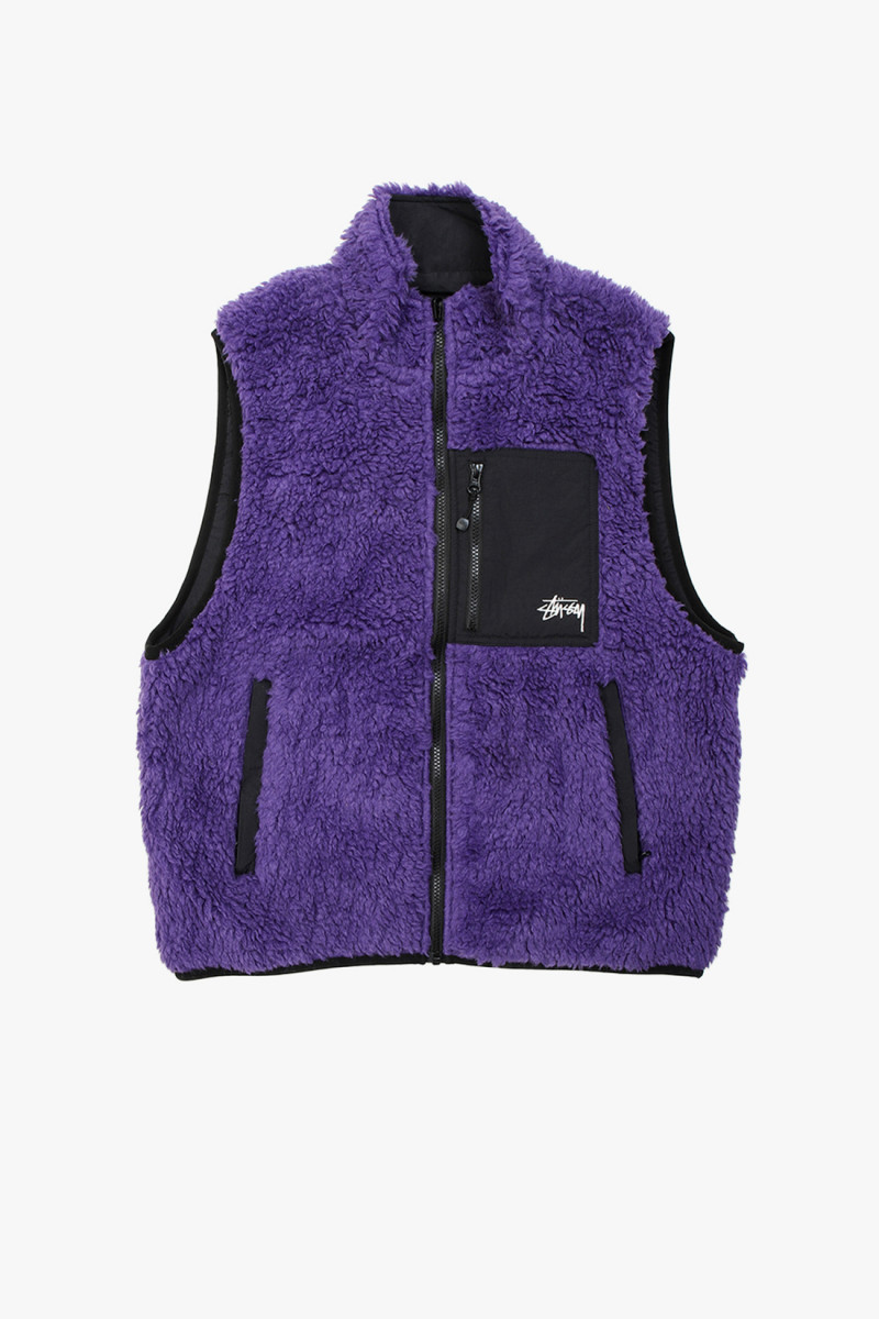 Sherpa vest Purple
