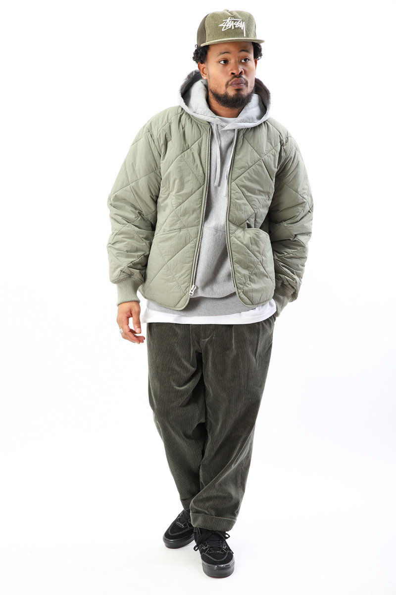STUSSY ステューシー 22AW Dice Quilted Liner Jacket ダイス ...