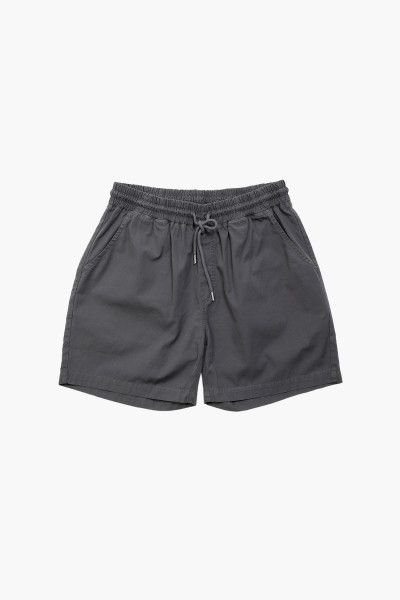 Organic twill shorts Lava grey