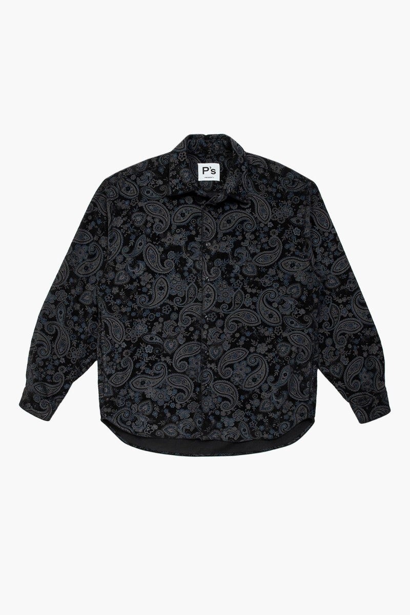 Leisure shirt p's vel. 500 Print paisley black