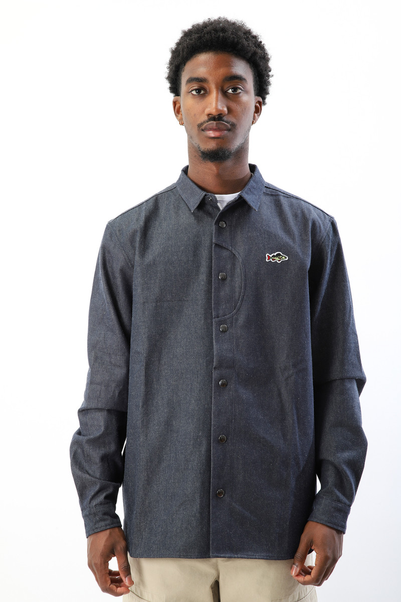 Stay hungry sports Aborre classic overshirt Denim - GRADUATE STORE