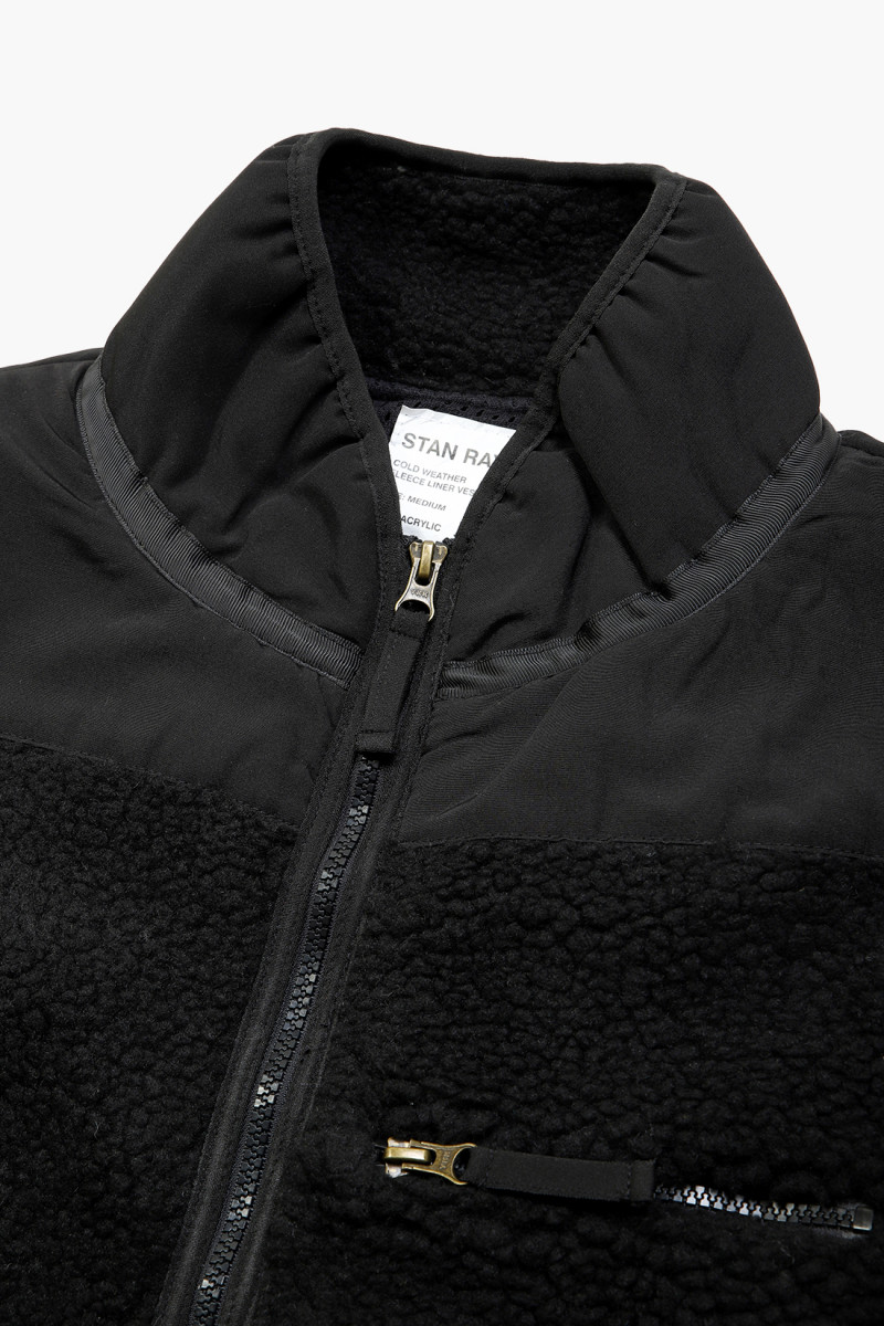 Stan ray Fleece layer vest Black - GRADUATE STORE