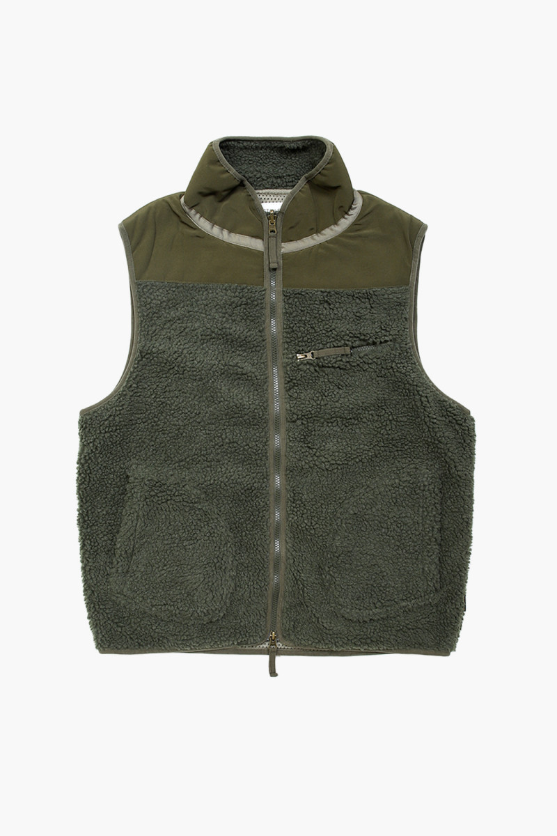 Stan ray Fleece layer vest Olive - GRADUATE STORE