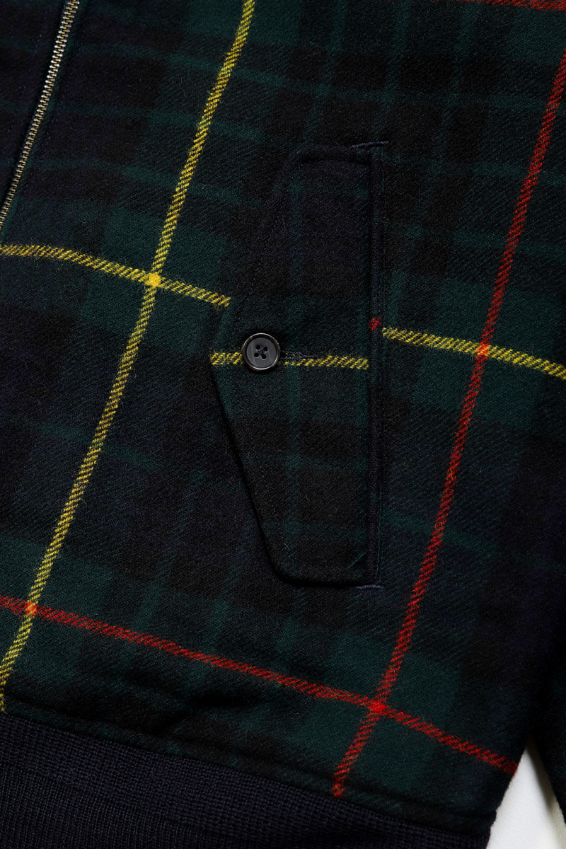 Baracuda lined wool jacket Polo tartan