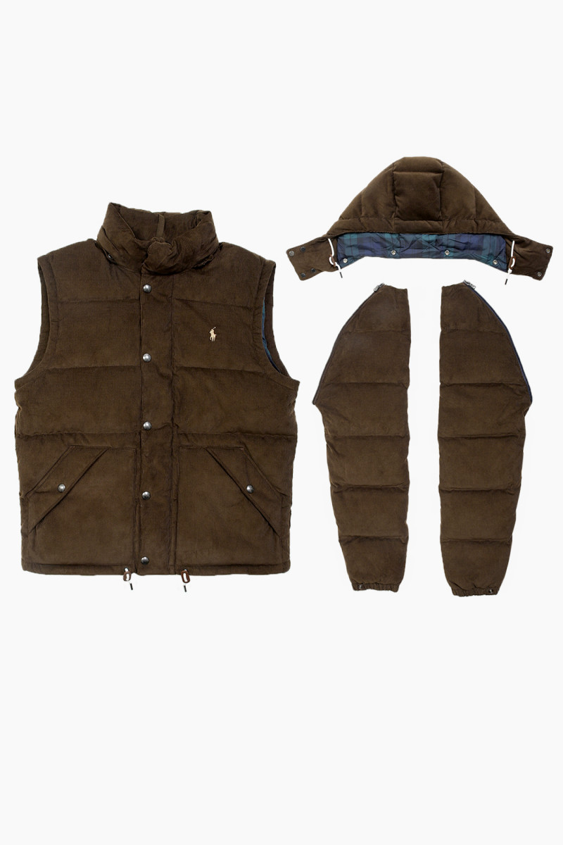 Polo ralph lauren Boulder jacket insulate bomber Cord dark beech - ...