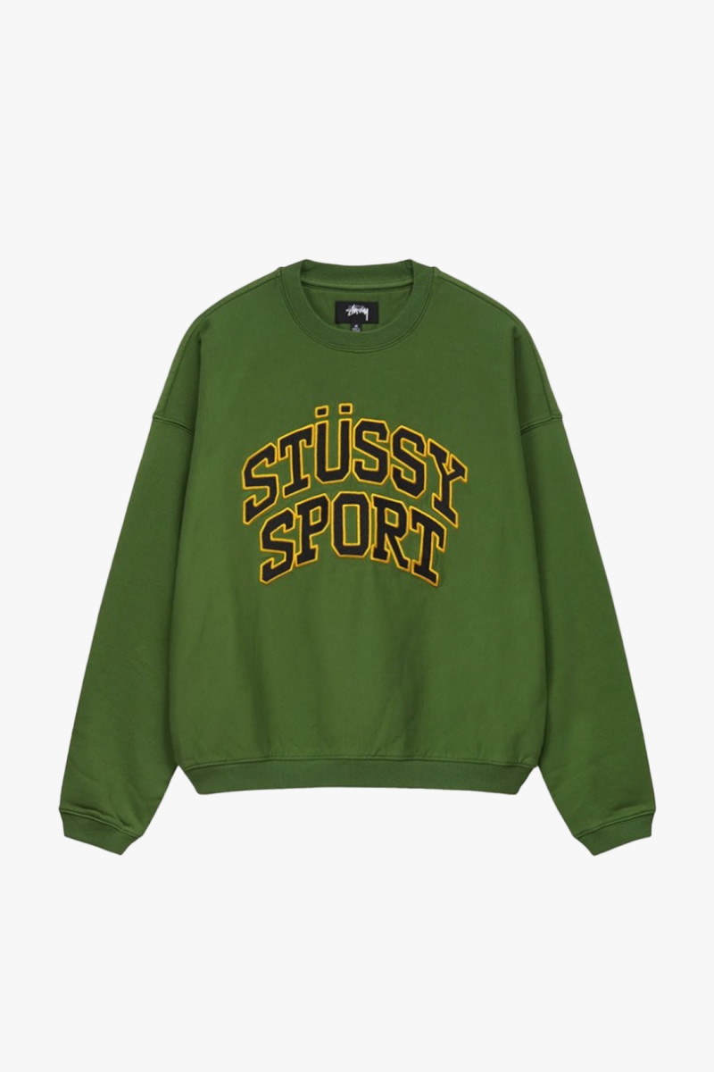 Relaxed oversized crew Green