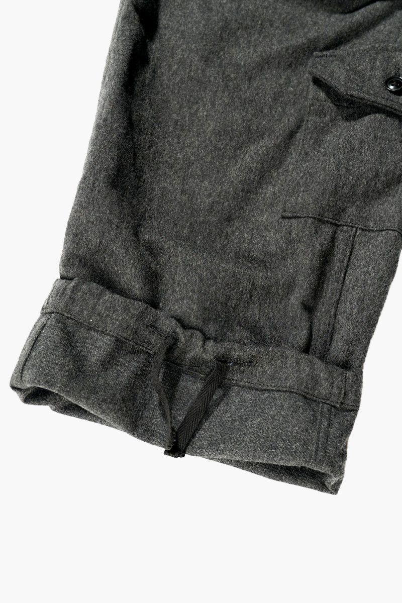 Flight pant wool flannel Grey