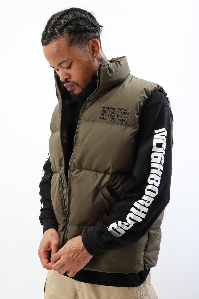 メール便送料無料 VEST NEIGHBORHOOD neighborhood PE DOWN DOWN VEST