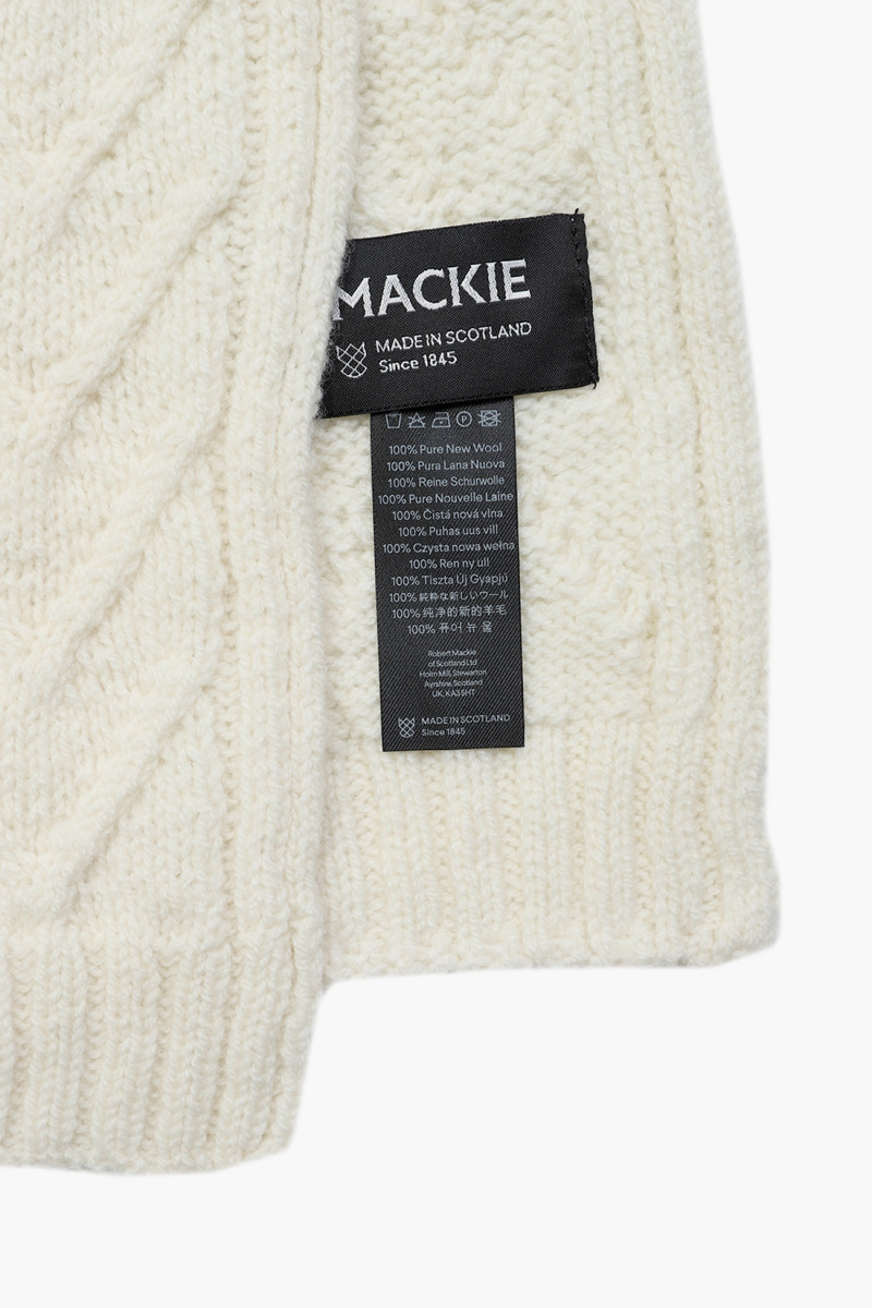 Mackie Esk scarf Ecru - GRADUATE STORE