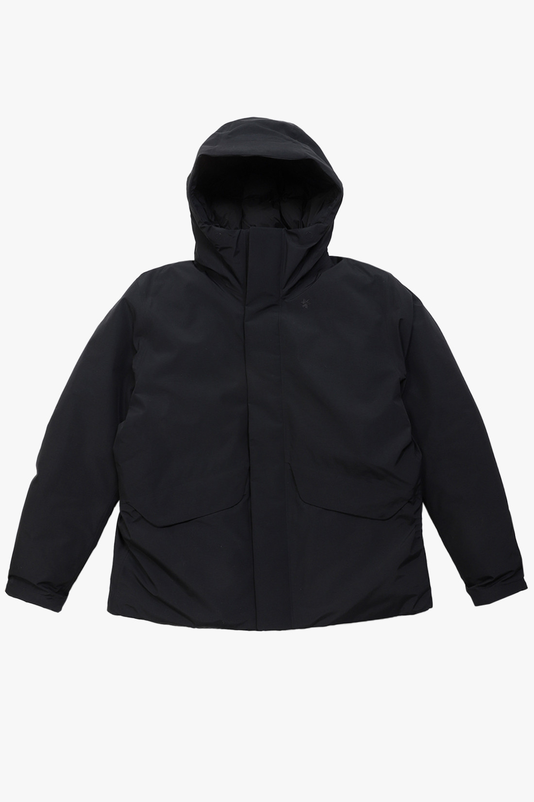 Goldwin Gore-tex hooded down jacket Black - GRADUATE STORE | EN