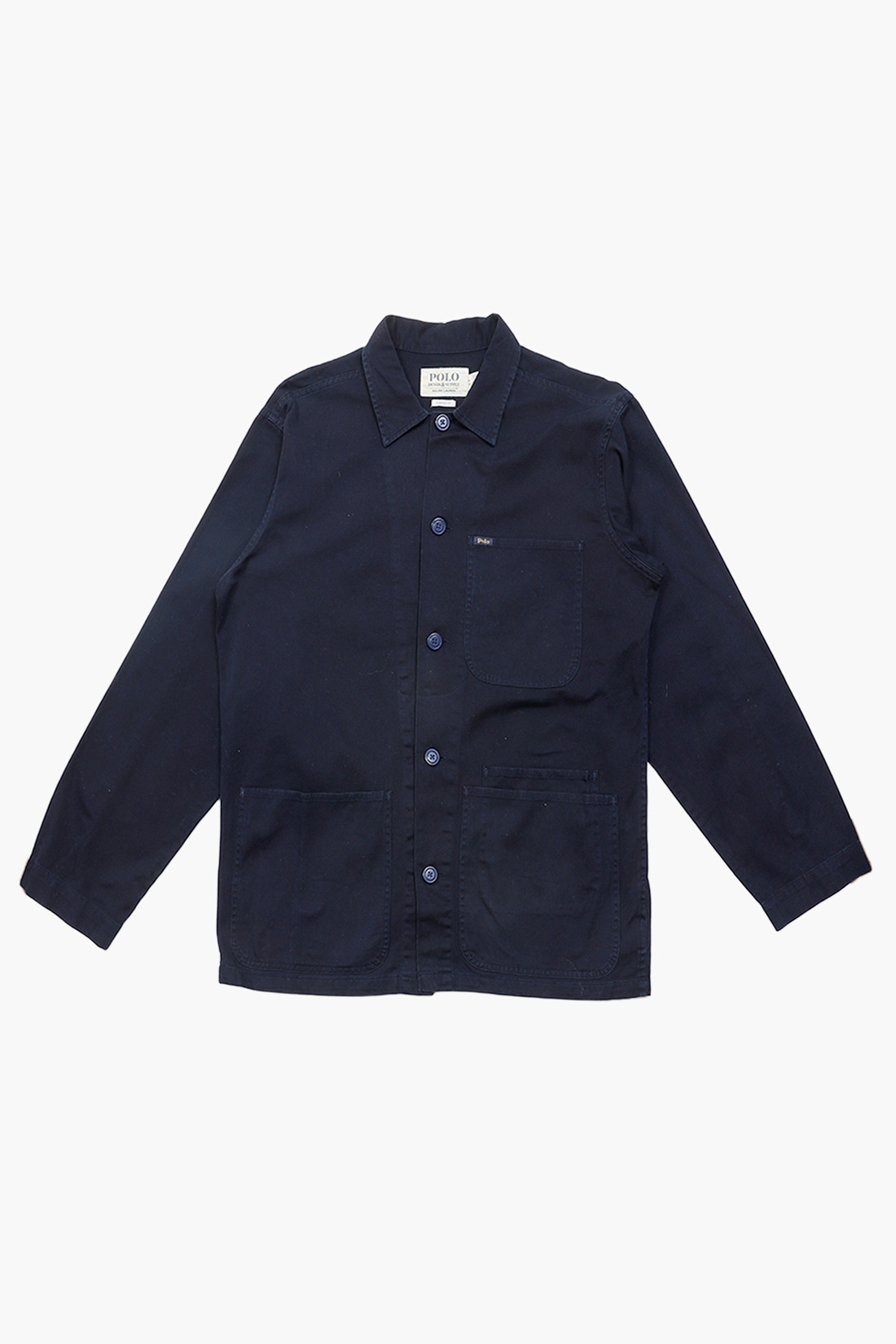 Classic fit utility overshirt Navy