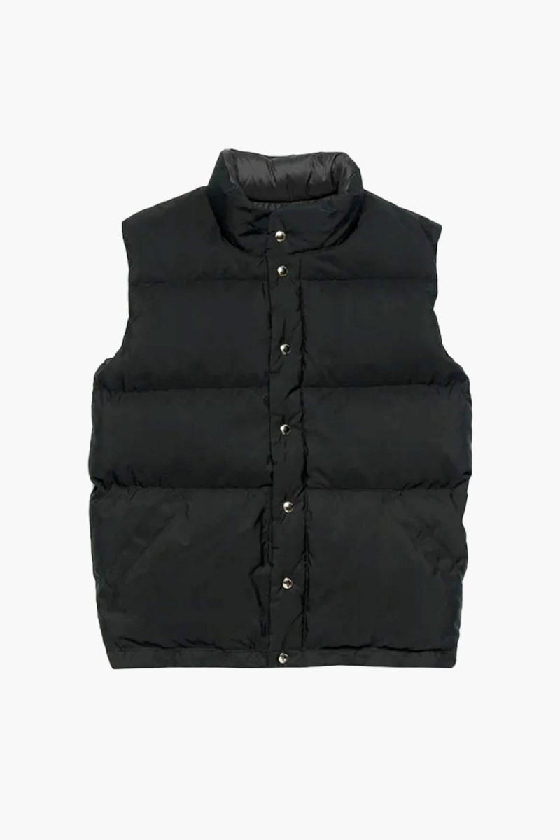 Crescent down works Italian vest 60/40 Black/black - GRADUATE STORE