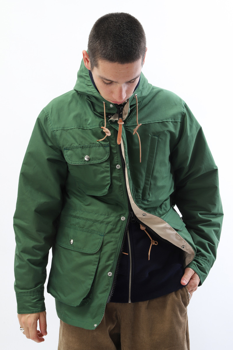 Travel shell parka Forest green