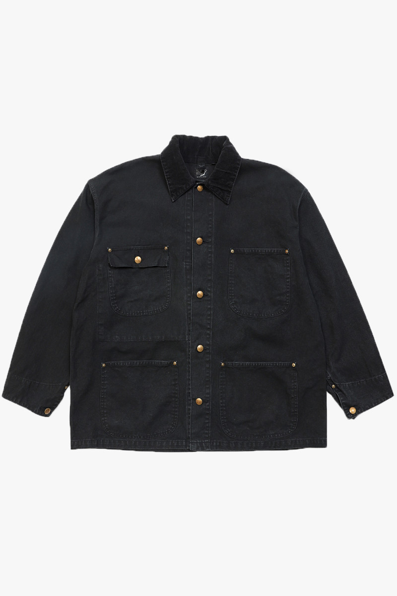 Orslow Loose fit oxford coverall Black - GRADUATE STORE