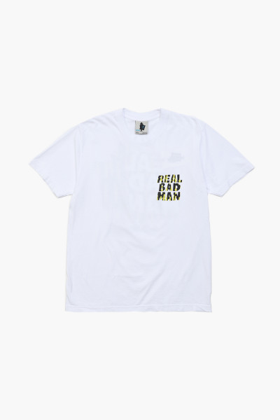 Real bad man Rbm logo vol 10 ss tee White - GRADUATE STORE