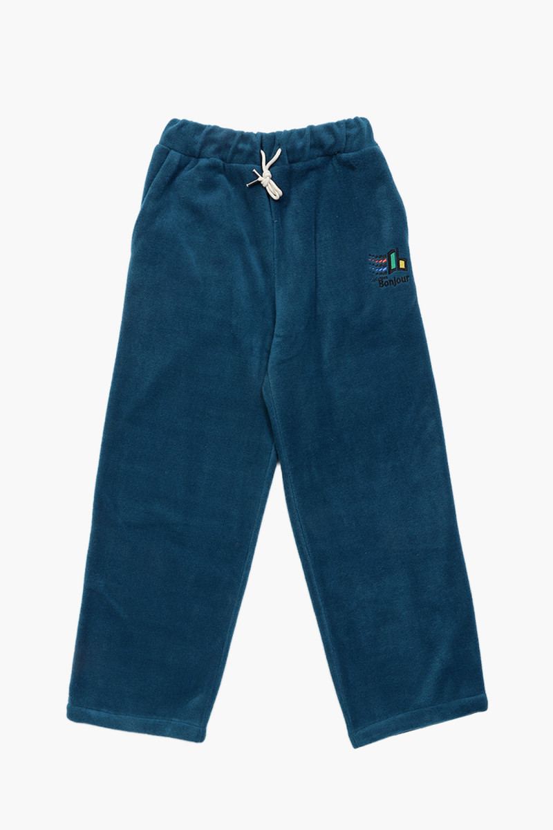 Conichiwa bonjour Cb fleece soft pants Blue green - GRADUATE STORE