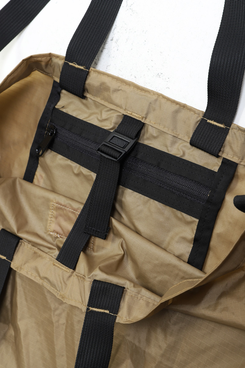 Battenwear Packable totebag ripstop nylon Tan - GRADUATE STORE