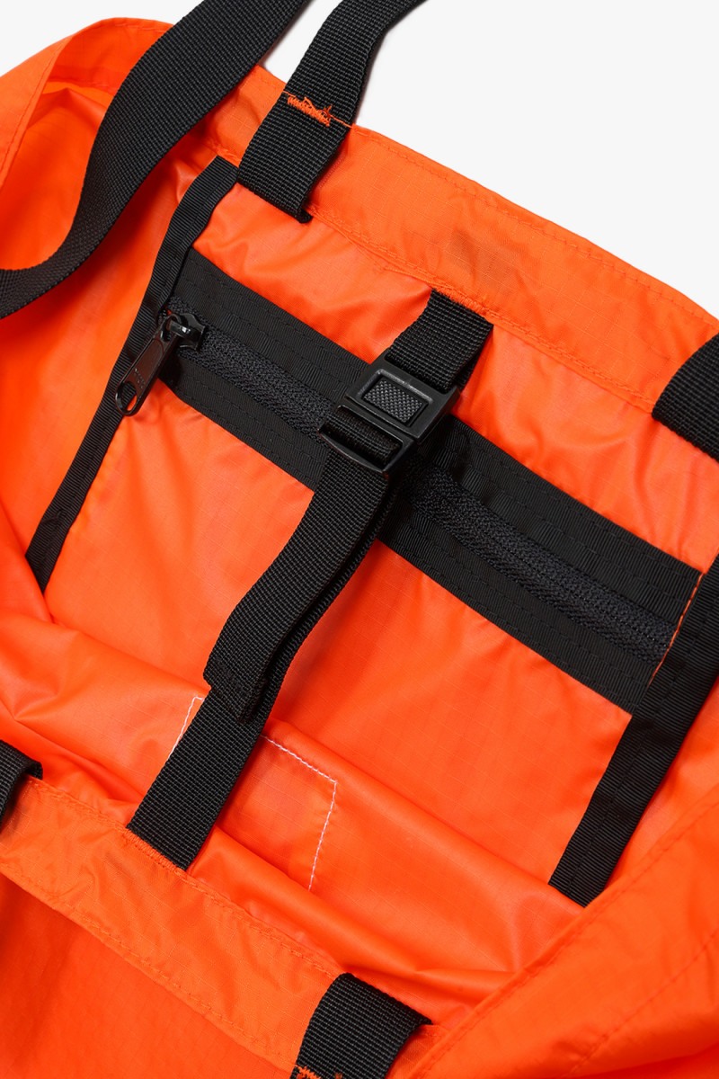 Battenwear Packable totebag ripstop nylon Orange - GRADUATE STORE