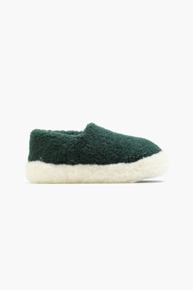 Siberian slippers Dark green