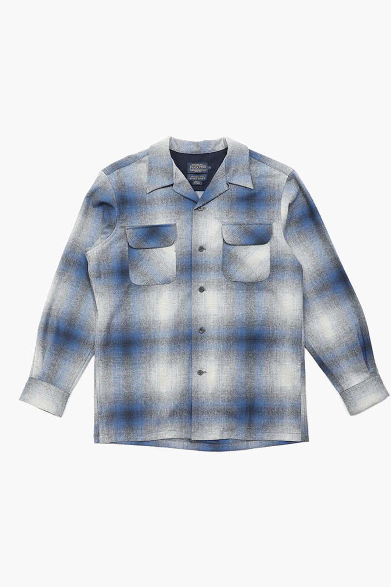 Pendleton Original board shirt Blue/grey mix ombre - GRADUATE STORE