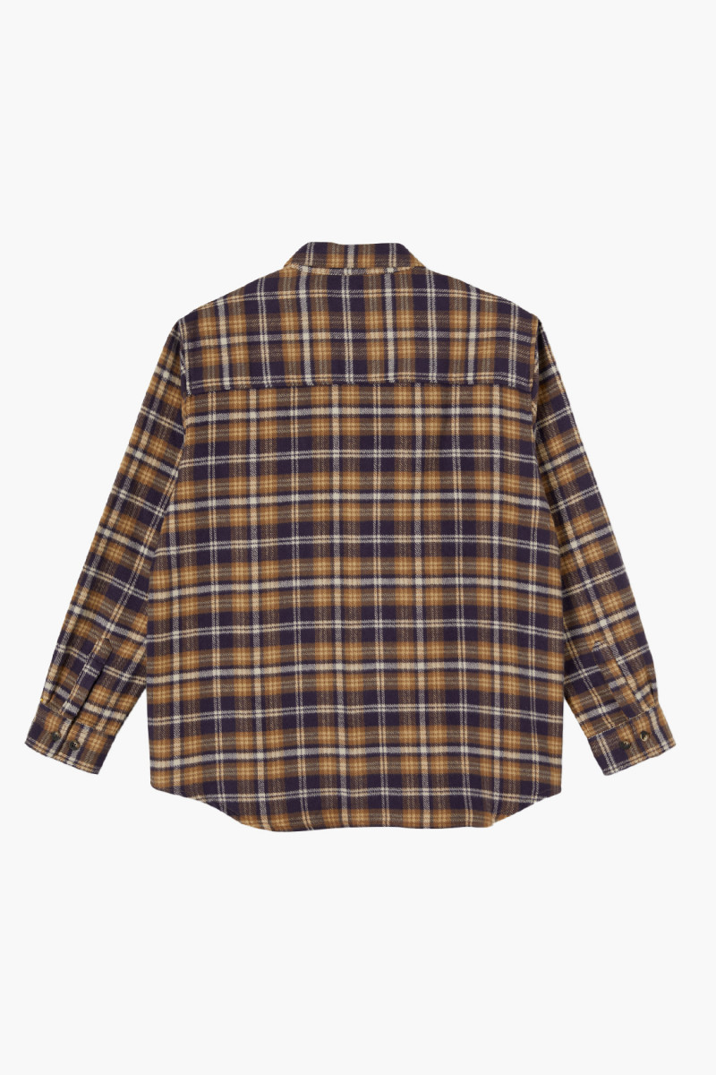 Flannel shirt plum