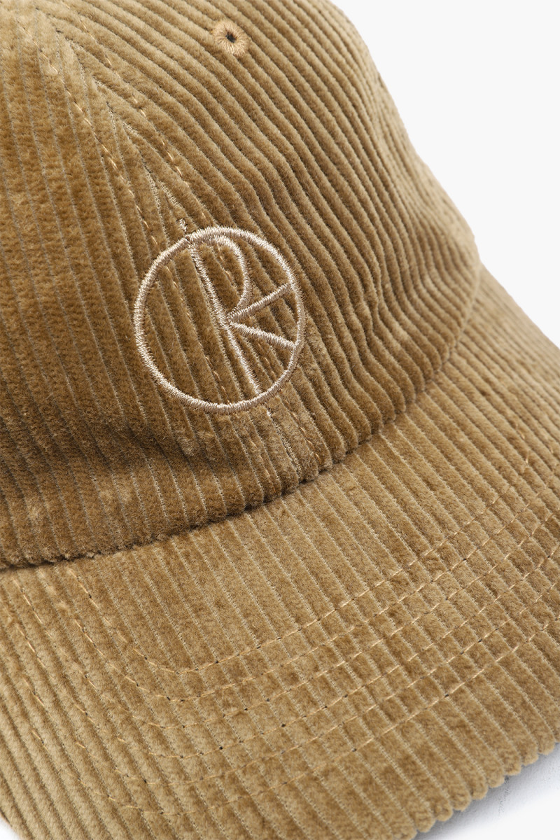 Cord stroke logo cap brass