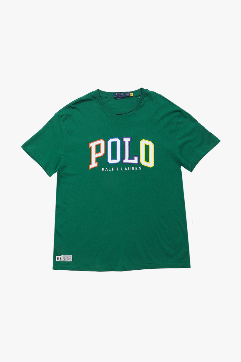 Classic fit polo college tee Green