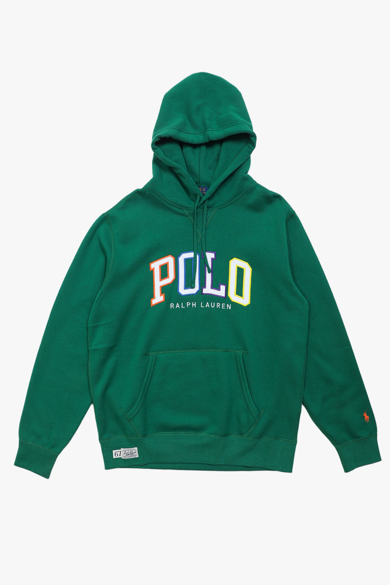 Polo ralph lauren Polo college fleece hoodie Green - GRADUATE STORE
