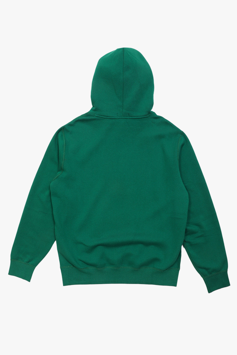Polo college fleece hoodie Green