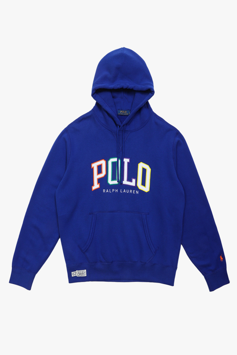 Polo college fleece hoodie Blue