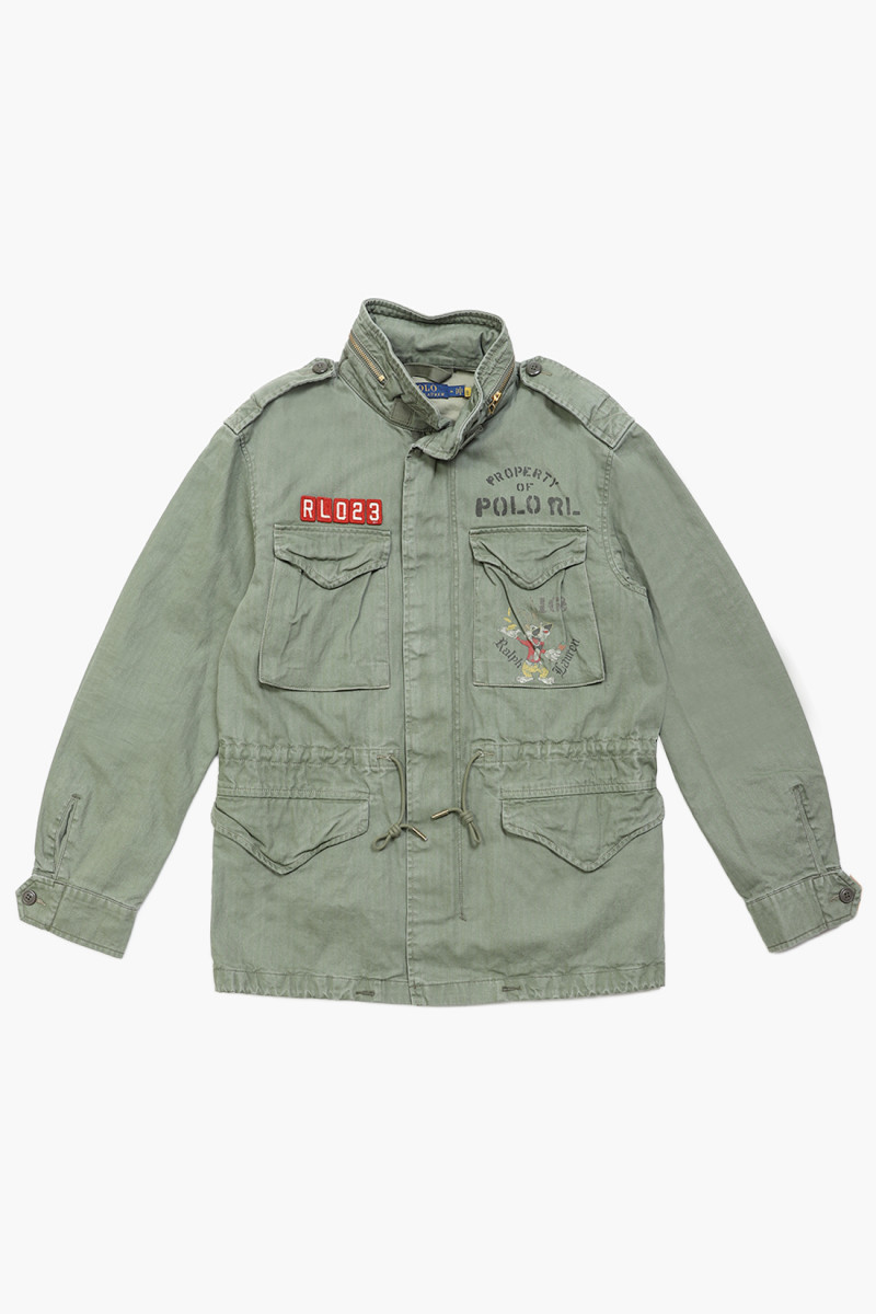 Polo ralph lauren M65 combat lined field jacket Olive - GRADUATE ...