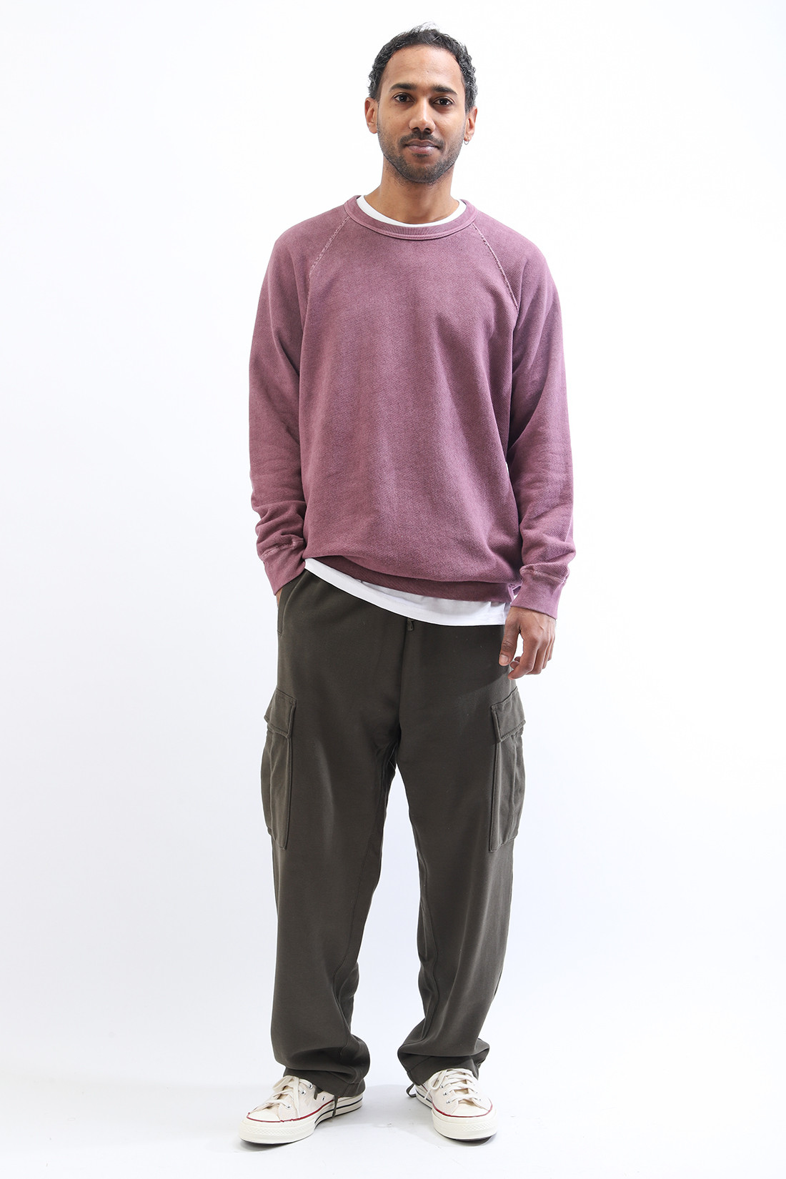 22AW YGM×SEE SEE×S.F.C RAGLAN CREW SWEAT-