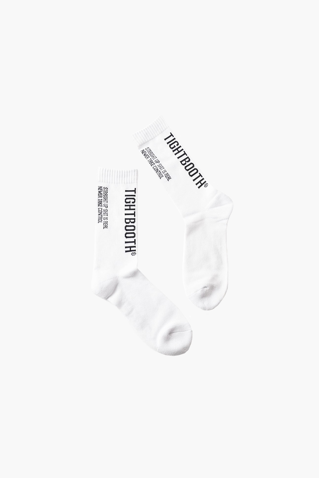 Label logo socks white