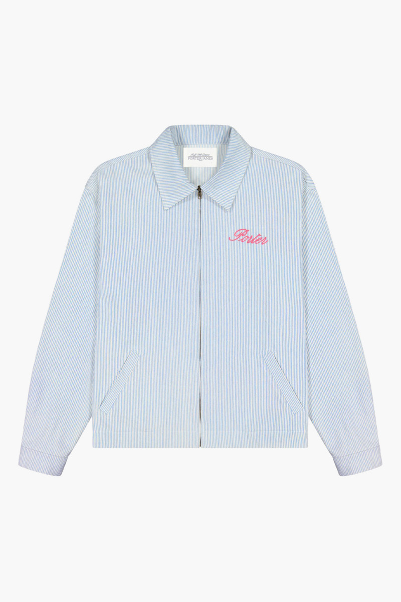 Workers  jacket Light blue/pink