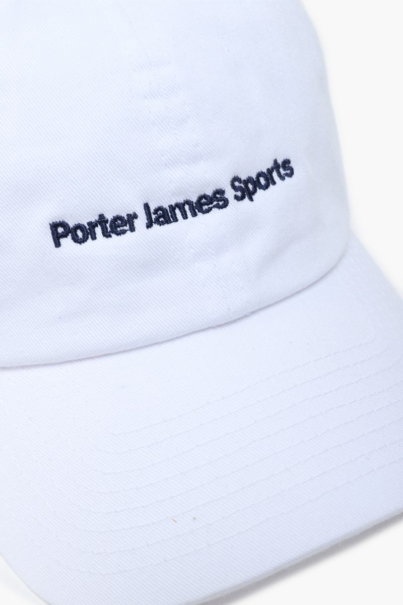 Porter james sports Classic dad cap White/navy - GRADUATE STORE
