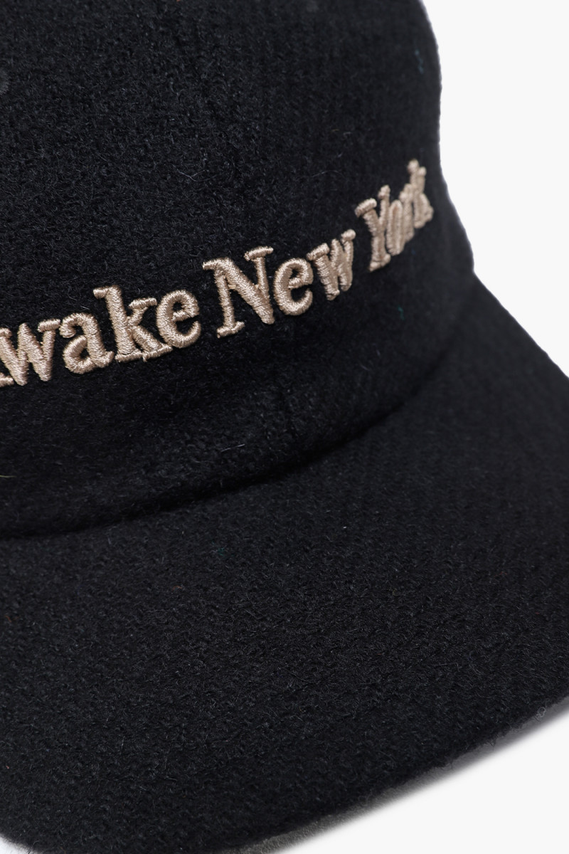 Awake ny Harris tweed 6-panel hat black  - GRADUATE STORE